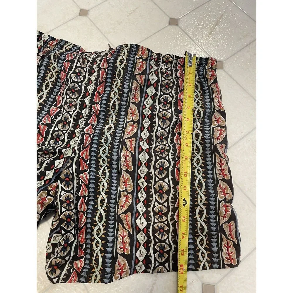 Vintage Speedo Men's Swim Trunks 90s Y2K Pattern Mens‎ Shorts Tribal Pattern
